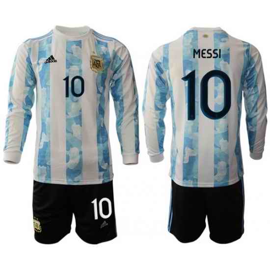 Mens Argentina Long Soccer Jerseys 008